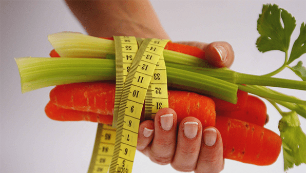 carrots and celery for weight loss in the right diet